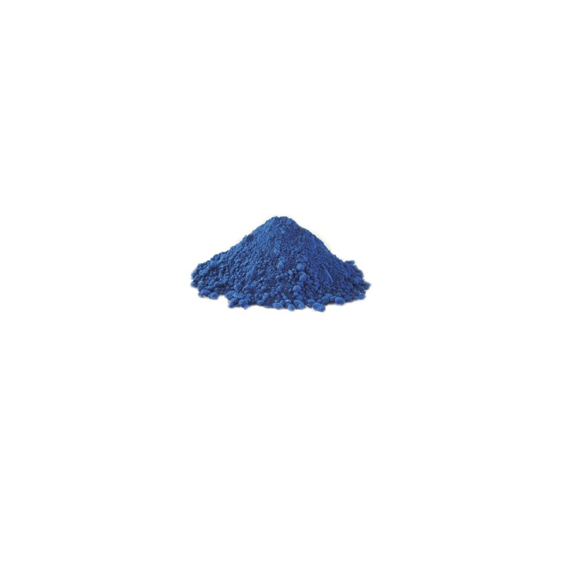 Colorant alimentaire en poudre liposoluble couleur bleu laqué - Pot de 100g